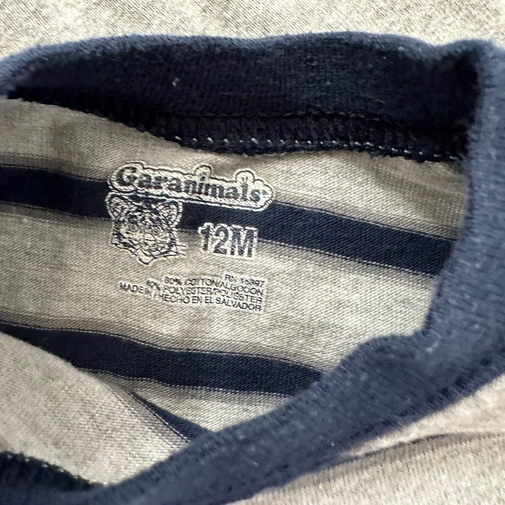 12 M Baby Boy Clothes Jumping Beans Joggers, Gap Perfect Shirt, Garanimals Shirt